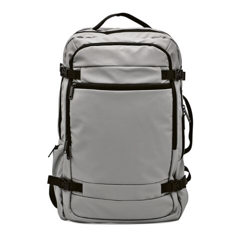 Galindo 22L Rucksack aus rPET. Seitlichem Griff. Laptops bis 17" Grau