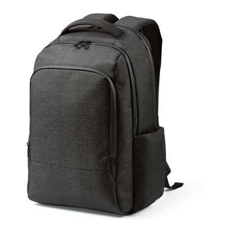 New York 20L Rucksack aus recy.Nylon und rPET. Laptops bis 17&quot; Schwarz | ohne Werbeanbringung | Nicht verfügbar | Nicht verfügbar | Nicht verfügbar