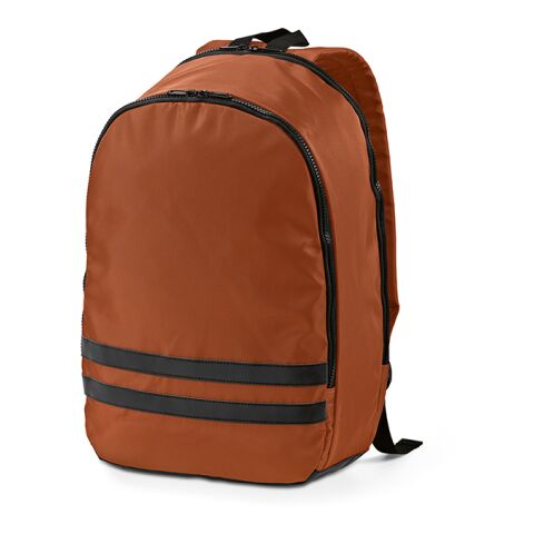 Sydney 18L Rucksack aus rPET. Reflektierende Streifen. Laptops bis 17&quot; Braun | ohne Werbeanbringung | Nicht verfügbar | Nicht verfügbar | Nicht verfügbar