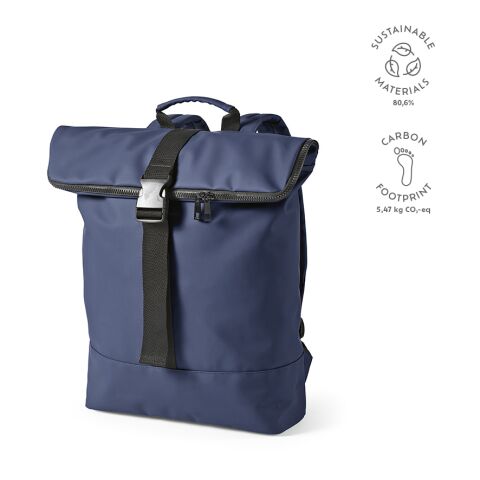 Milan Rucksack 24L rPET Blau | ohne Werbeanbringung
