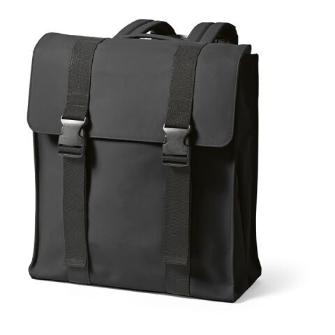 Edinburgh 22L Rucksack aus rPU und rPET. Laptops bis 17&quot; Schwarz | ohne Werbeanbringung | Nicht verfügbar | Nicht verfügbar | Nicht verfügbar