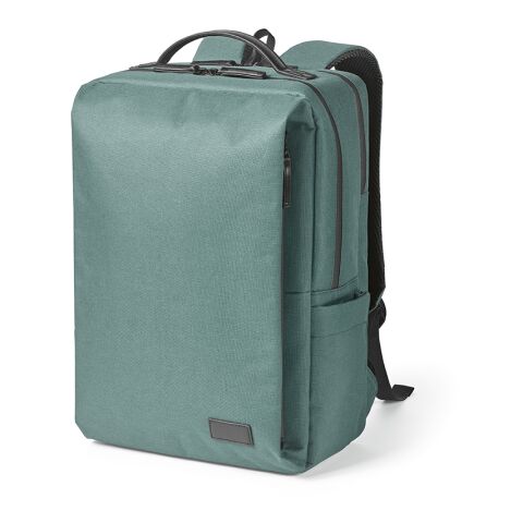 Oslo 20L Rucksack aus rPET. Wasserdichte Zippers.Laptops bis 17&quot; Grün | ohne Werbeanbringung | Nicht verfügbar | Nicht verfügbar | Nicht verfügbar