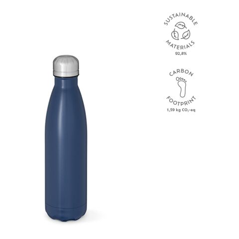 Mississippi 550 Trinkflasche recy.Edelstahl 535 ml Marineblau | ohne Werbeanbringung