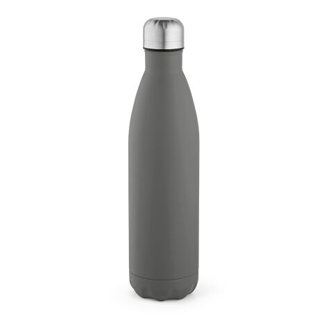 Nachhaltiger Werbeartikel Mississippi 800 Trinkflasche recy.Edelstahl, 810 ml. Auslaufsicher – Grau – mit Logo bedruckt