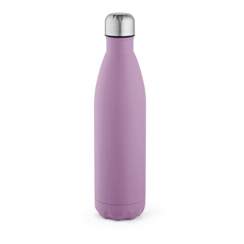Nachhaltiger Werbeartikel Mississippi 800 Trinkflasche recy.Edelstahl, 810 ml. Auslaufsicher – Purpur – mit Logo bedruckt