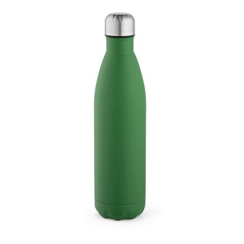 Nachhaltiger Werbeartikel Mississippi 800 Trinkflasche recy.Edelstahl, 810 ml. Auslaufsicher – Armeegrün – mit Logo bedruckt