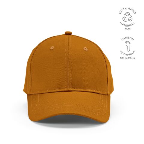 Darrell Cap recy. Baumwolle 280 gsm Braun | ohne Werbeanbringung