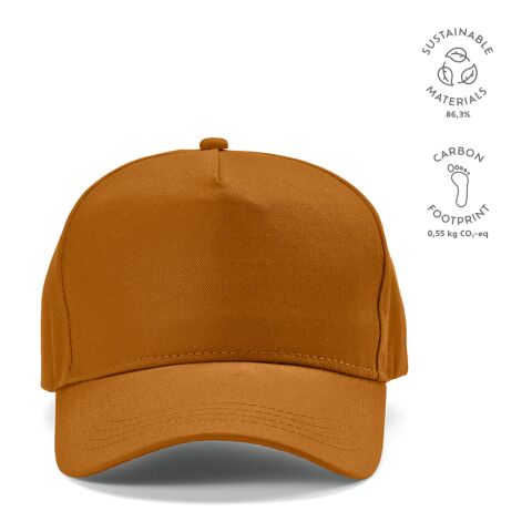 Hendrix Cap recy. Baumwolle 280 gsm Braun | ohne Werbeanbringung