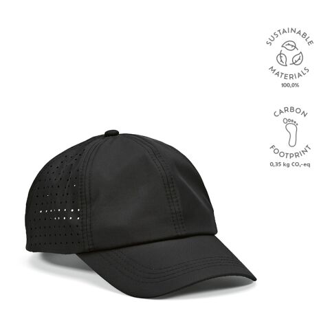 Amstrong Cap rPET 110 gsm Schwarz | ohne Werbeanbringung
