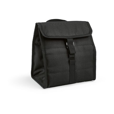 Reykjavik 9L Kühltasche, rPET mit Rollverschluss und Metall-G-Haken Schwarz | ohne Werbeanbringung | Nicht verfügbar | Nicht verfügbar | Nicht verfügbar