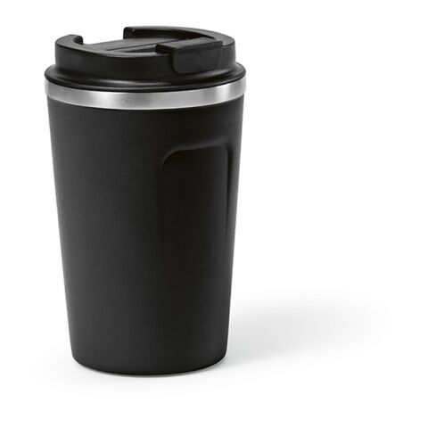 Limpopo Reisebecher recy.Edelstahl, 490 ml. Doppelwandig und Auslaufsicher Schwarz | ohne Werbeanbringung | Nicht verfügbar | Nicht verfügbar | Nicht verfügbar