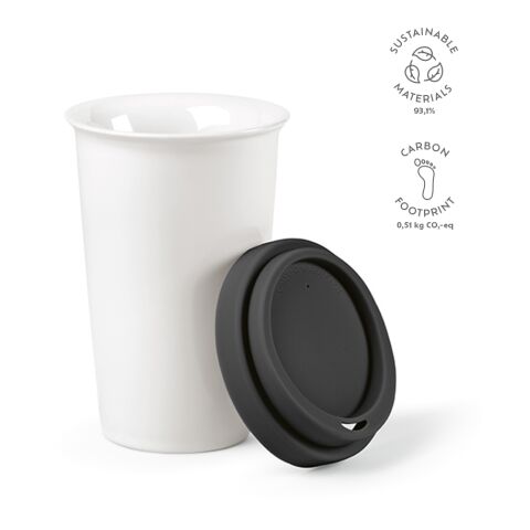 Tagus Reisebecher Keramik 300 ml Schwarz | ohne Werbeanbringung