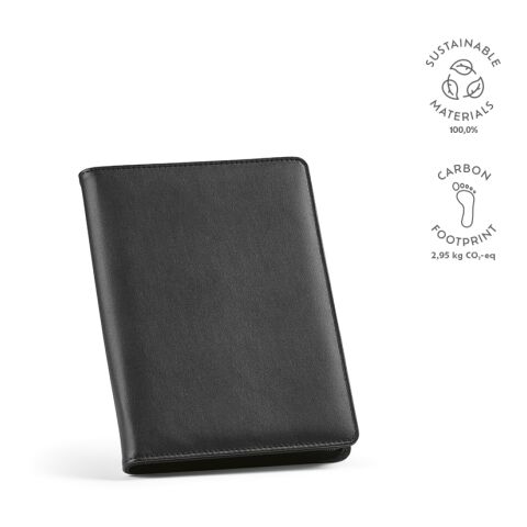 Orwell A5 Mappe recy. Polyurethane 70 gsm Schwarz | ohne Werbeanbringung | A5