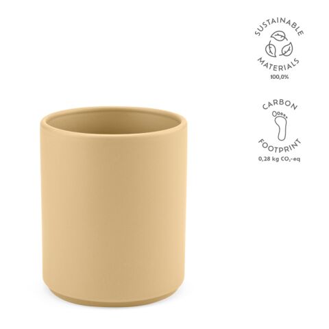 Tiber 250 Tasse Keramik 240 ml Gelb | ohne Werbeanbringung