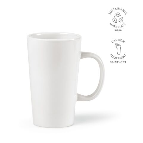 Mekong Tasse Keramik 310 ml  Weiß | ohne Werbeanbringung