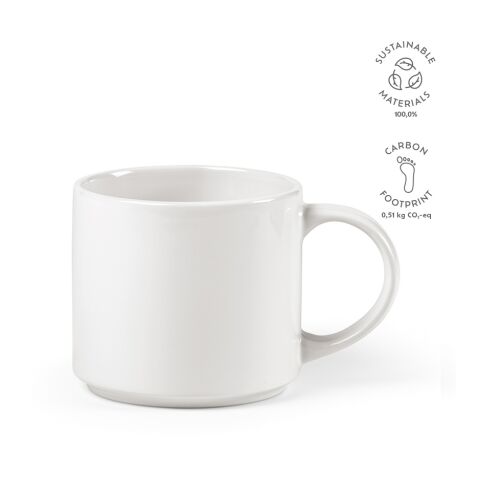Narva Tasse Keramik 490 ml Weiß | ohne Werbeanbringung
