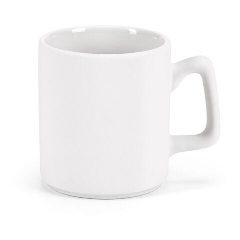 Mondego Keramiktasse 320ml. Für Sublimation geeignet, matte Oberfläche  Weiß