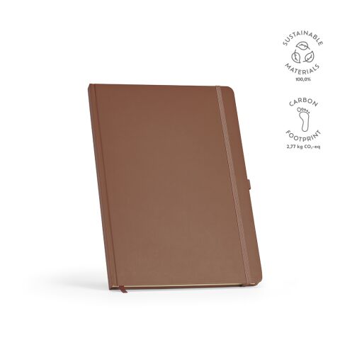 Marquez A4 Notizbuch recy. Papier 70 gsm  Braun | ohne Werbeanbringung