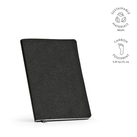 Sartre Notizbuch A5 recy. Papier 80 gsm Schwarz | ohne Werbeanbringung | A5