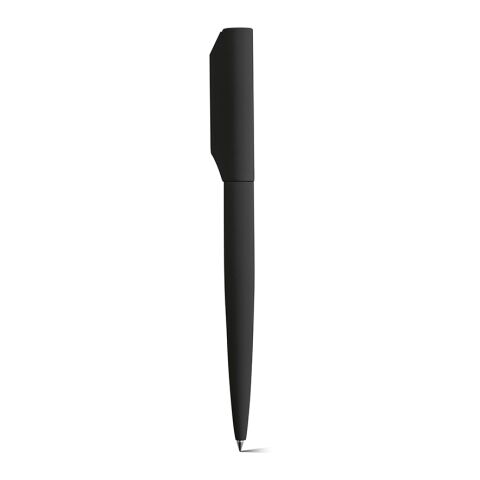 Rabelais Kugelschreiber aus recy.Aluminium. Schwarze Dokumental®-Tinte Schwarz | ohne Werbeanbringung | Nicht verfügbar | Nicht verfügbar | Nicht verfügbar