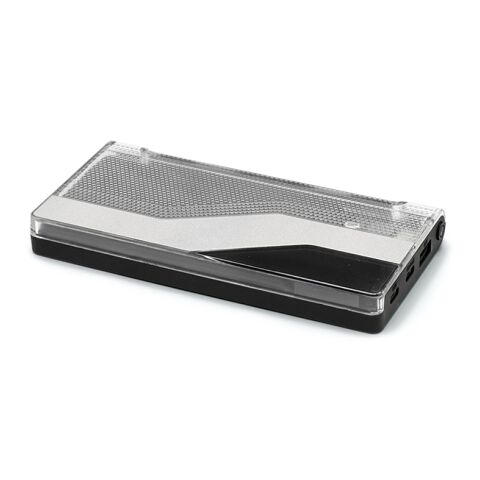 Voltix Powerbank aus rABS mit 10000 mAh. 18 W. LED-Anzeige Schwarz | ohne Werbeanbringung | Nicht verfügbar | Nicht verfügbar | Nicht verfügbar
