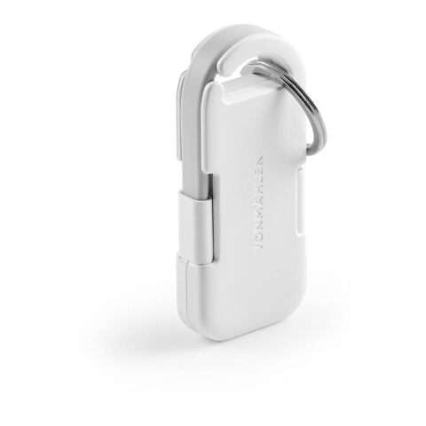 Evergreen Go 2-in-1 Schlüsselanhänger mit Powerbank. rTPE. LED-Anzeige