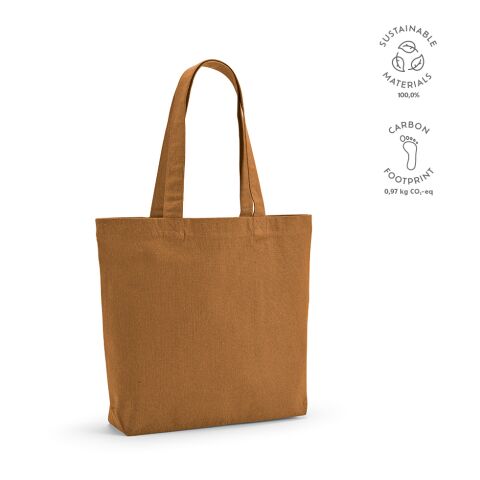 Blanc Einkaufstasche recy. Baumwolle 220 gsm Braun | ohne Werbeanbringung