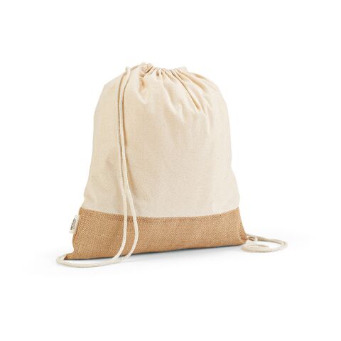 Denali Kordelzugbeutel recy.Baumwolle (180 g/m²) und Jute (275 g/m²) Natur | ohne Werbeanbringung | Nicht verfügbar | Nicht verfügbar | Nicht verfügbar