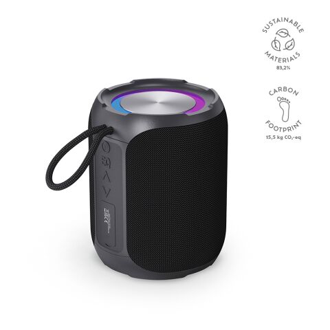 Avicenna Lautsprecher recy. ABS 5 200 mAh  Schwarz | ohne Werbeanbringung