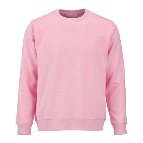 Waikiki Unisex Sweatshirt mit Rundhalsausschnitt. Bio-Baumwolle und rPET Rosa | ohne Werbeanbringung | Nicht verfügbar | Nicht verfügbar | Nicht verfügbar