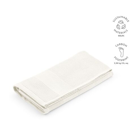 Boticelli M Handtuch recy. Baumwolle 500 gsm EU Weiß | ohne Werbeanbringung