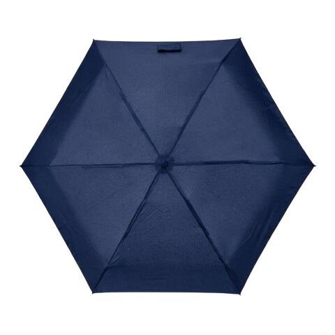 Piaf Mini-Faltregenschirm aus recy. PET, 21", manuelle Öffnung Marineblau