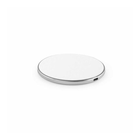 Meitner kabelloses Schnellladegerät, recy. Aluminium, 15W, USB-C-Anschluss Weiß