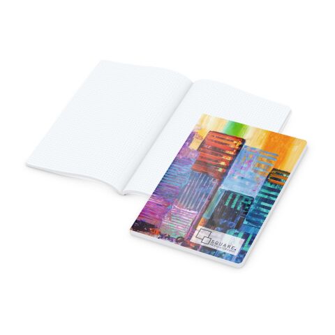 Notizbuch Flexx-Book Umfang groß Karton-Softcover individuell bedruckt DIN A4 | ohne Werbeanbringung | Karton glänzend | Punktraster