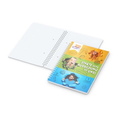 Spiralblock Collegeblock Wire-O Seiten kariert Deckblatt individuell DIN A5 | ohne Werbeanbringung | 50.0