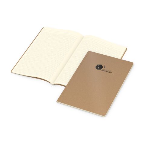 Notizbuch Copy-Book Seiten cremefarben Naturkarton-Softcover farbig