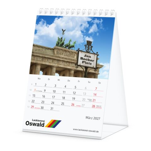 Personalisierter Bildkalender MagicPix Table Hoch Tischkalender hoch