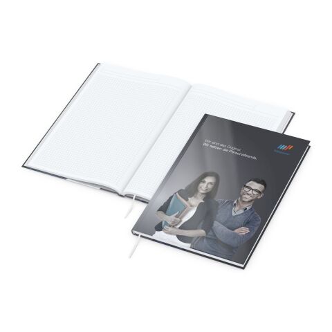 Notizbuch Note-Book Ecken spitz Hardcover individuell bedruckt