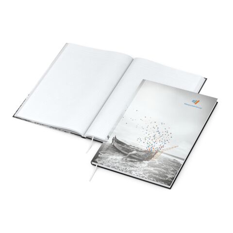 Notizbuch Note-Book Ecken spitz Hardcover individuell bedruckt DIN A4 | ohne Werbeanbringung | matt | Winkelkaro