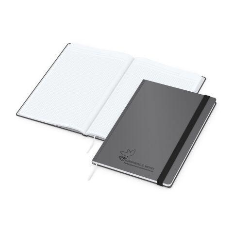 Notizbuch Hardcover Smart-Book Gummiband breit