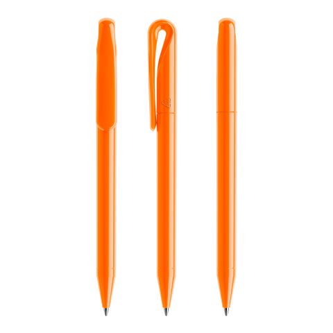Werbeartikel Prodir DS1 Drehkugelschreiber poliert – orange – mit Logo bedruckt