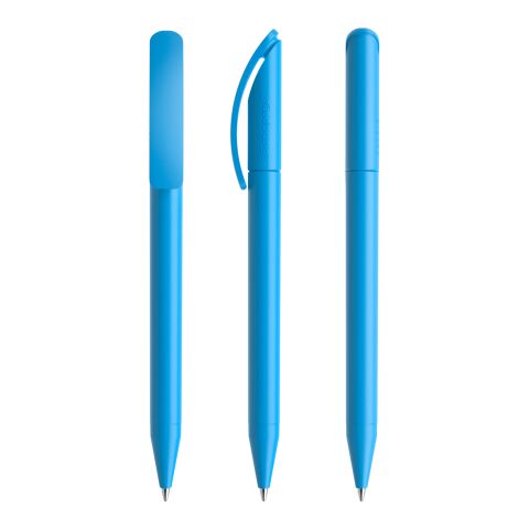 Nachhaltiger Werbeartikel Prodir DS3 Drehkugelschreiber Biotic Pen – hellblau – mit Logo bedruckt