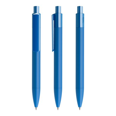 Werbeartikel Prodir DS4 Druckkugelschreiber Soft Touch – blau – mit Logo bedruckt