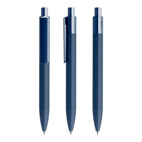 Werbeartikel Prodir DS4 Druckkugelschreiber Soft Touch – marineblau – mit Logo bedruckt
