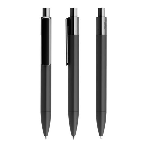 Werbeartikel Prodir DS4 Druckkugelschreiber Soft Touch – schwarz – mit Logo bedruckt