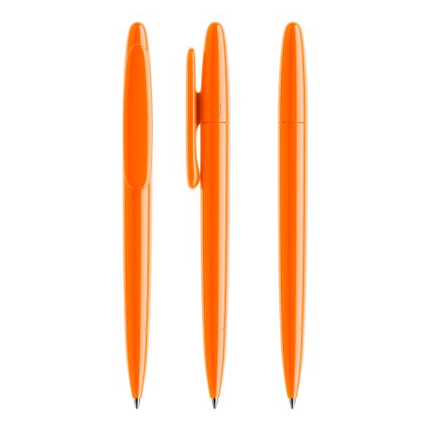 Werbeartikel Prodir DS5 Drehkugelschreiber poliert – orange – mit Logo bedruckt