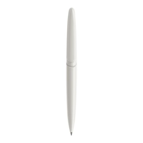 Prodir DS7 Kugelschreiber seitlicher Druckknopf weiß | ohne Werbeanbringung | ohne Werbeanbringung | 75 Black | Poliert Kunststoff | Poliert Kunststoff | Blau