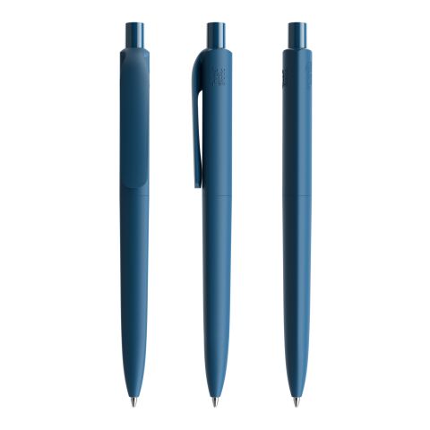 Nachhaltiger Werbeartikel Prodir DS8 Druckkugelschreiber True Biotic – marineblau – mit Logo bedruckt