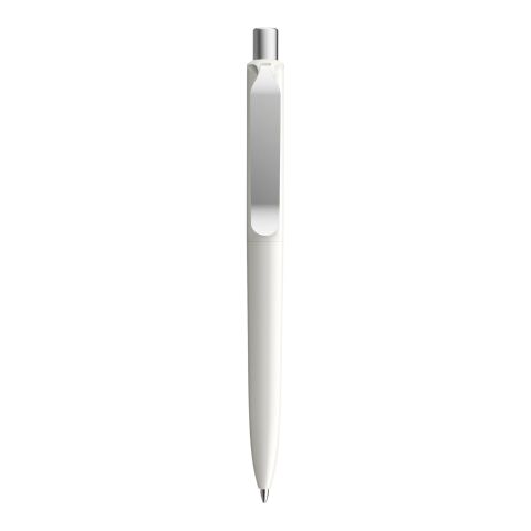 Prodir DS8 Druckkugelschreiber Metallclip weiß | ohne Werbeanbringung | ohne Werbeanbringung | ohne Werbeanbringung | 02 White | Poliert Kunststoff | Schwarz