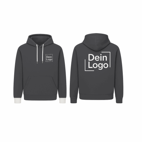 Hoodie Custom Tone PMS Wunschfarbe | M | ohne Werbeanbringung | ohne Werbeanbringung | ohne Werbeanbringung | Wie Hauptfarbe | Wie Hauptfarbe | Schwarz